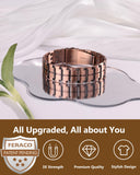 Diseño clásico de la pulsera Feraco en cobre para ocasiones