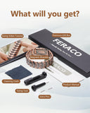 Estilo masculino moderno con pulsera Feraco para uso diario.