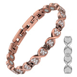 Pulsera Feraco cobre forjada a mano, ideal para uso diario.