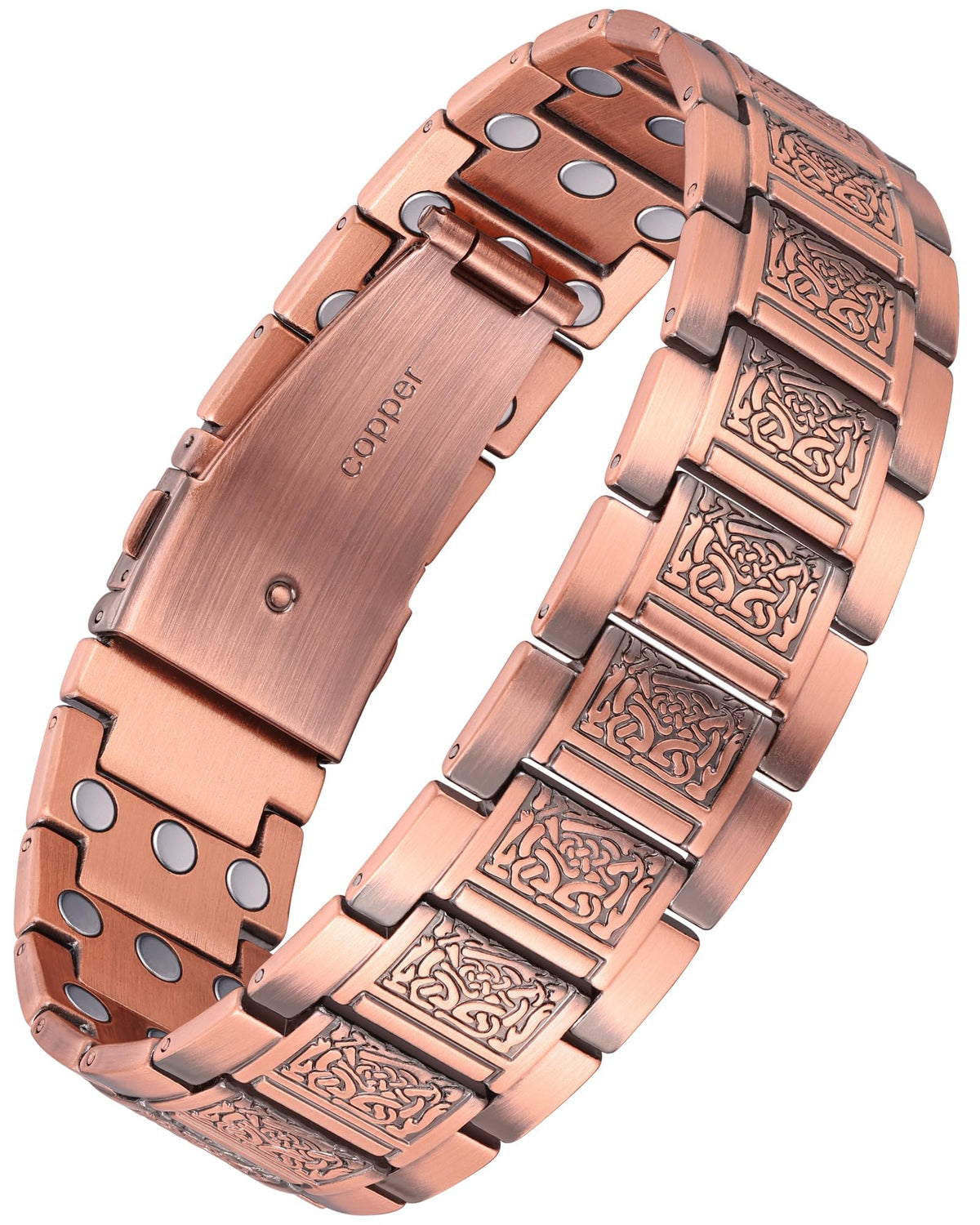 Pulsera Feraco en primer plano, estilo sobrio para uso diario.