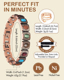 Feraco pulsera hipoalergénica de cobre, sin níquel ni plomo