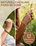 Feraco pulsera de cobre hipoalergénico para uso prolongado sin irritaciones