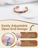 Apta para hombres y mujeres, pulsera Feraco unisex y cómoda
