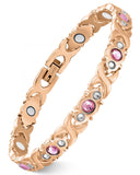 Pulsera Feraco de cobre para mujer, vista general, estilo elegante para cualquier ocasión.