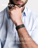 Feraco pulsera cobre, presentación de regalo elegante para ocasiones especiales.