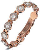 Feraco pulsera cobre pura, enfoque diseño elegante para uso diario
