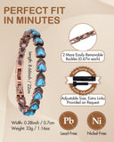 Feraco pulsera cobre regalo elegante en caja, ideal para regalo.