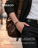 Caja regalo elegante Feraco para pulsera cruz cobre, regalo ideal.