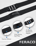 Pulsera magnética Feraco con ajuste para muñecas de 15.8 a 20.3 cm