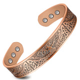 Feraco pulsera magnética de cobre con árbol de la vida: estilo y bienestar para uso diario