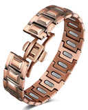 Pulsera magnética de cobre Feraco para hombre, frente visible, estilo duradero para uso diario
