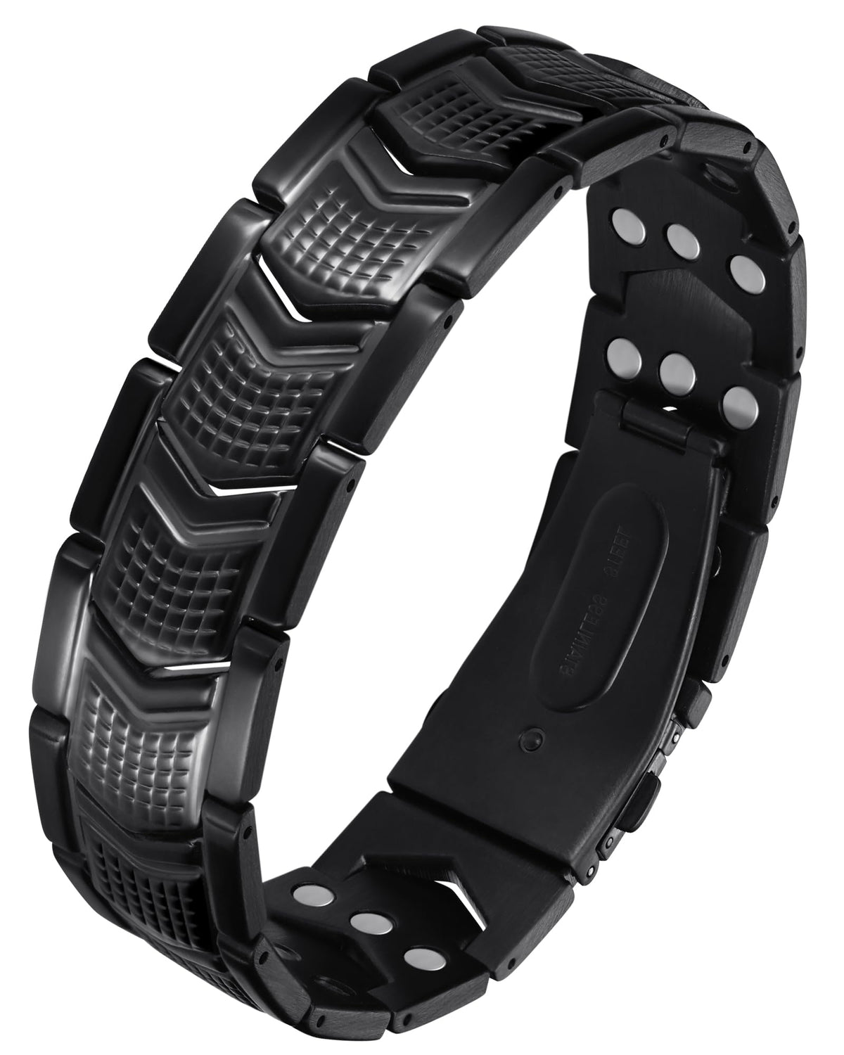 Pulsera magnética Feraco para hombres, diseño 3x fuerza y estilo sobrio