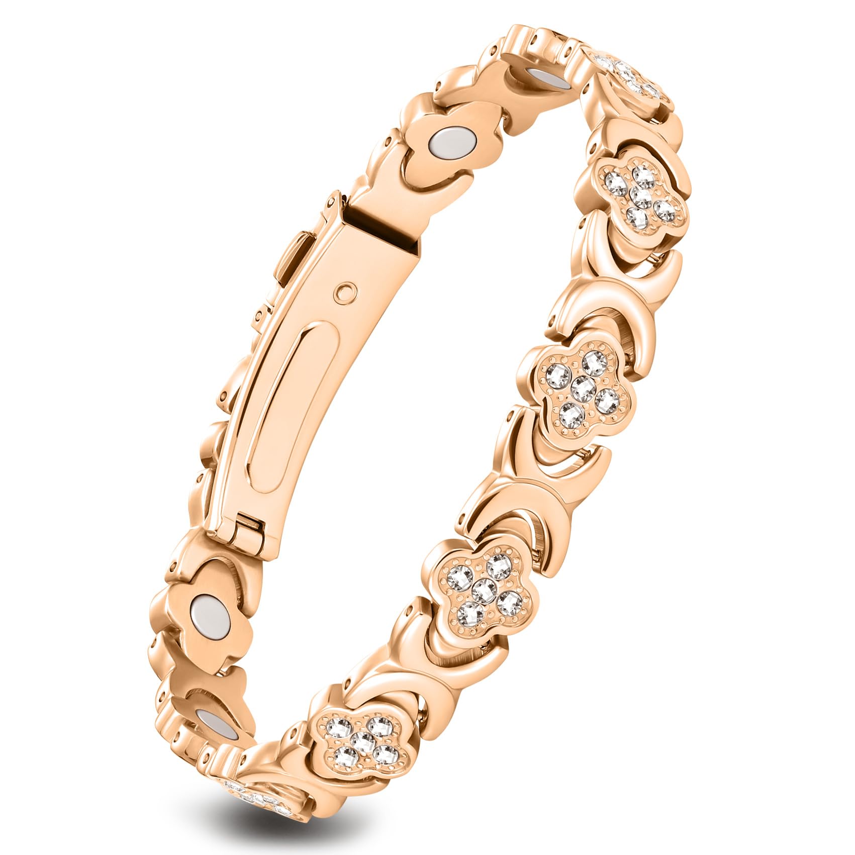 Feraco pulsera magnética para mujer con imanes potentes para uso diario