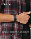 Pulsera Feraco con imanes de neodimio 3800 Gauss para equilibrio de energía