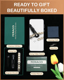 Opciones de color Feraco plata y dorado para combinar.