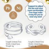 Feraco regalo para mujer, conjunto de dos anillos para estilos.