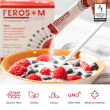 Sabor frambuesa de FEROSOM FORTE bebida agradable