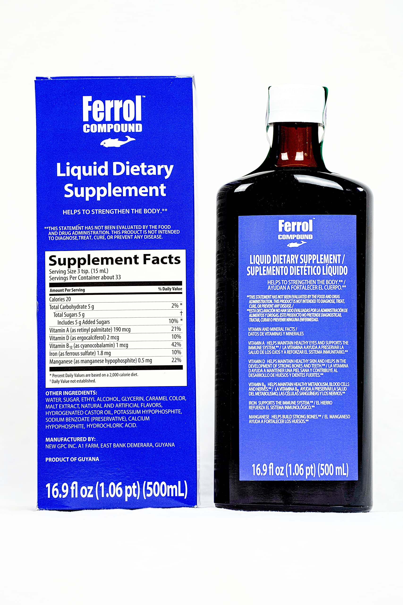 Ferrol Compound: porciones fáciles para incorporar nutrientes cada día.