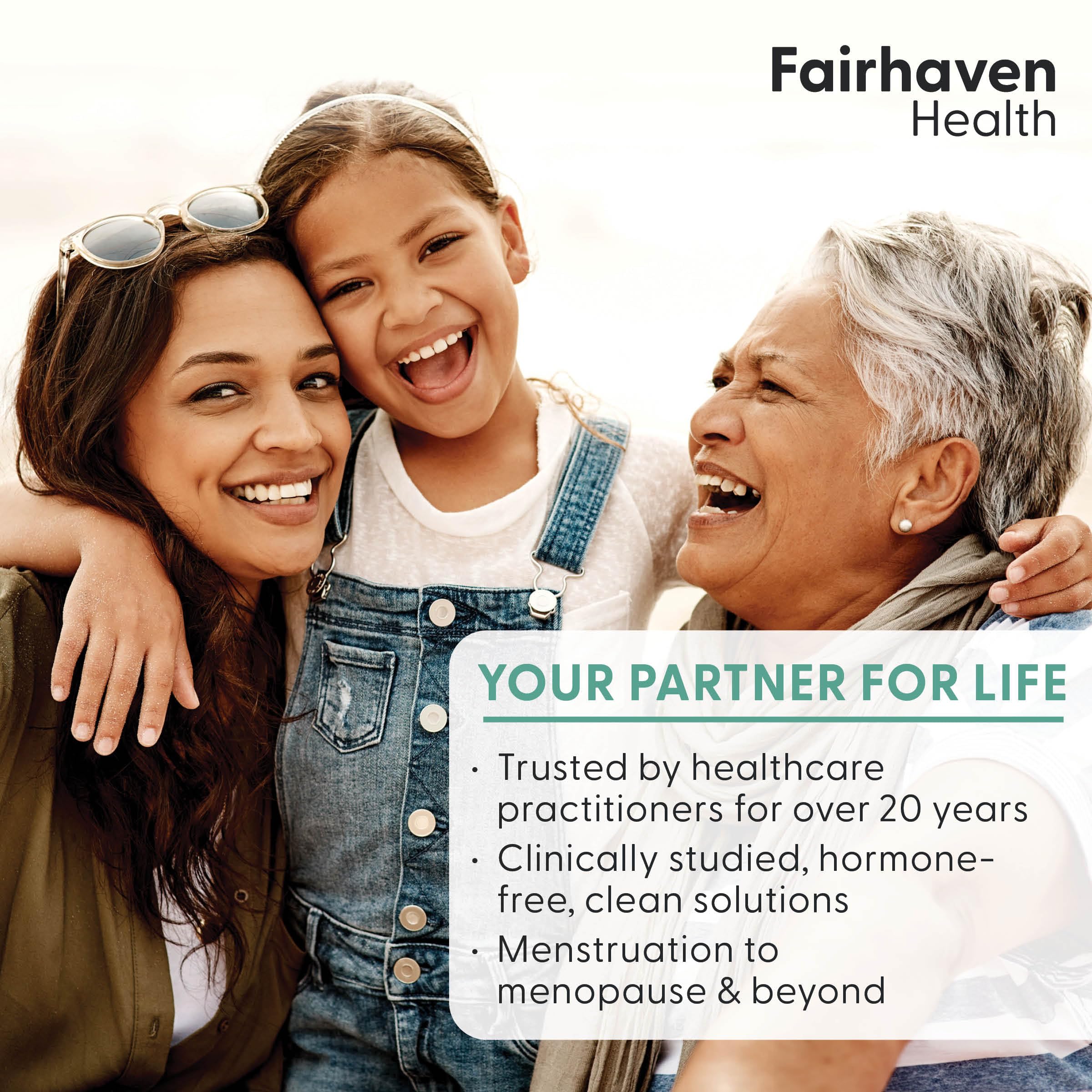 Detalle de ingredientes clave de Fertilaid para mujeres.