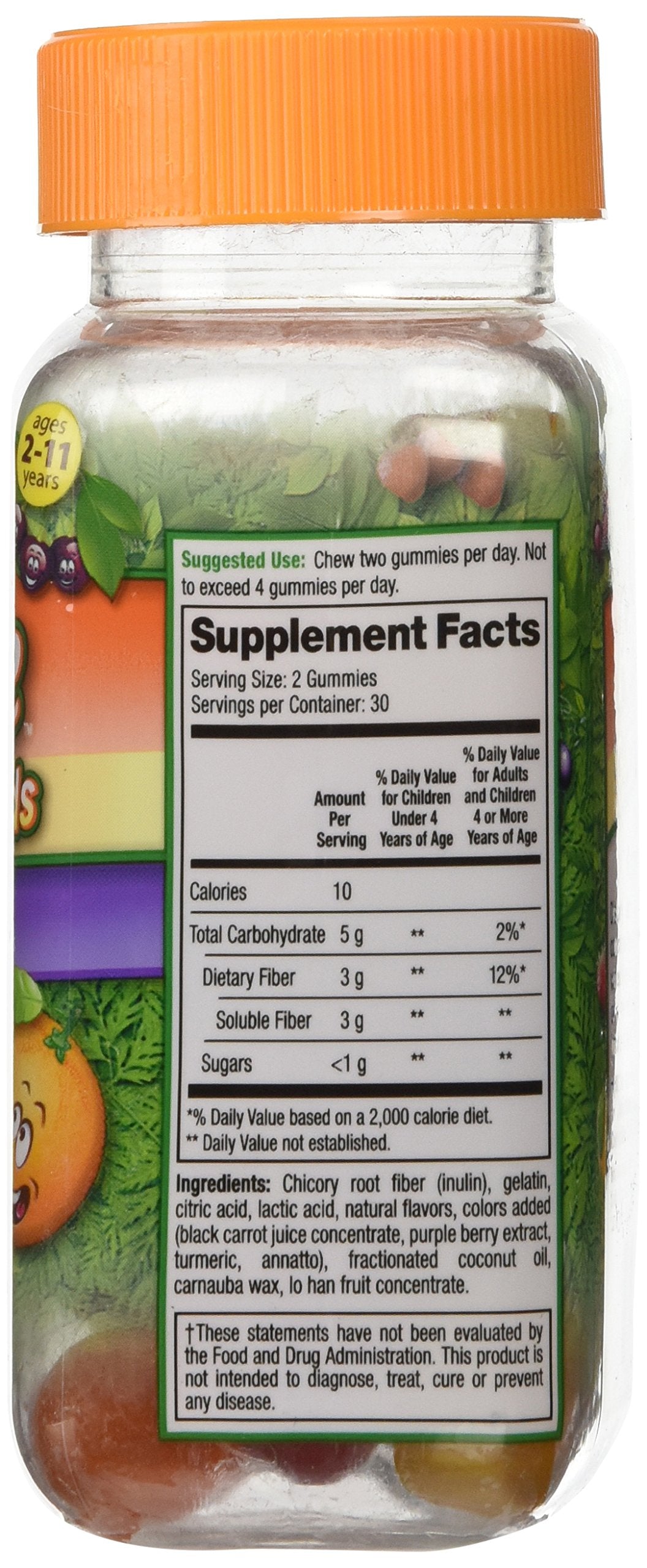 Fiber Advance Gummies sabor fruta, sabor agradable para incentivar el consumo diario.