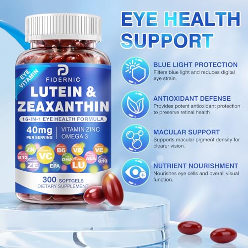 FIDERNIC antioxidantes: vitamina C y E para apoyar la defensa ocular.