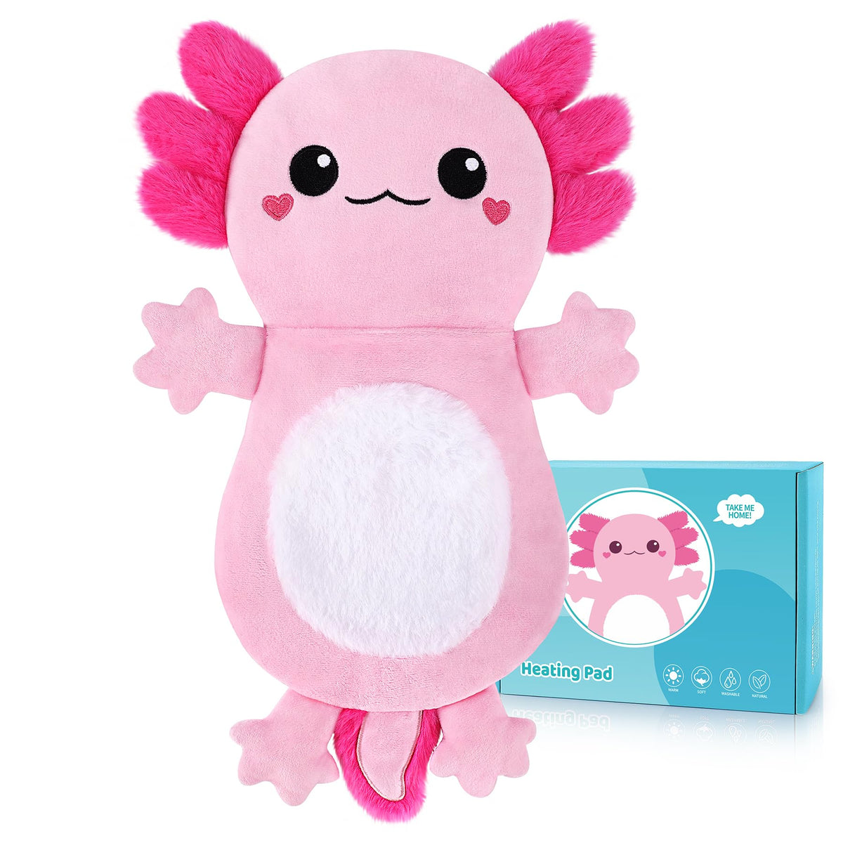Axolotl de Fighting to Achieve: calentador microondas para confort inmediato