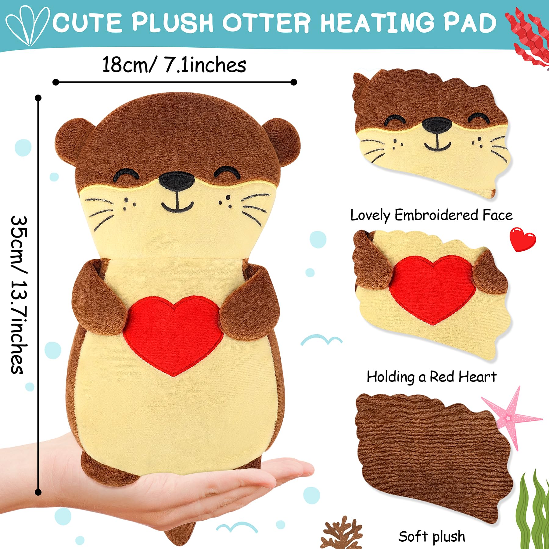 Fighting to Achieve nutria: almohadilla de calor para cuello, relajante