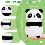 Panda Fighting to Achieve dorso de almohadilla térmica, funda lavable