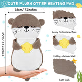 Peluche Otter de Fighting to Achieve con calor removible para uso cómodo.