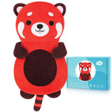 Fighting to Achieve Red Panda: funda de peluche suave para calor reconfortante
