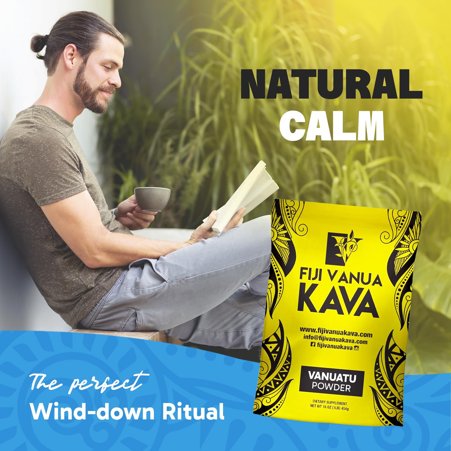 Sabor terroso y robusto de Fiji Vanua Kava para ritual nocturno
