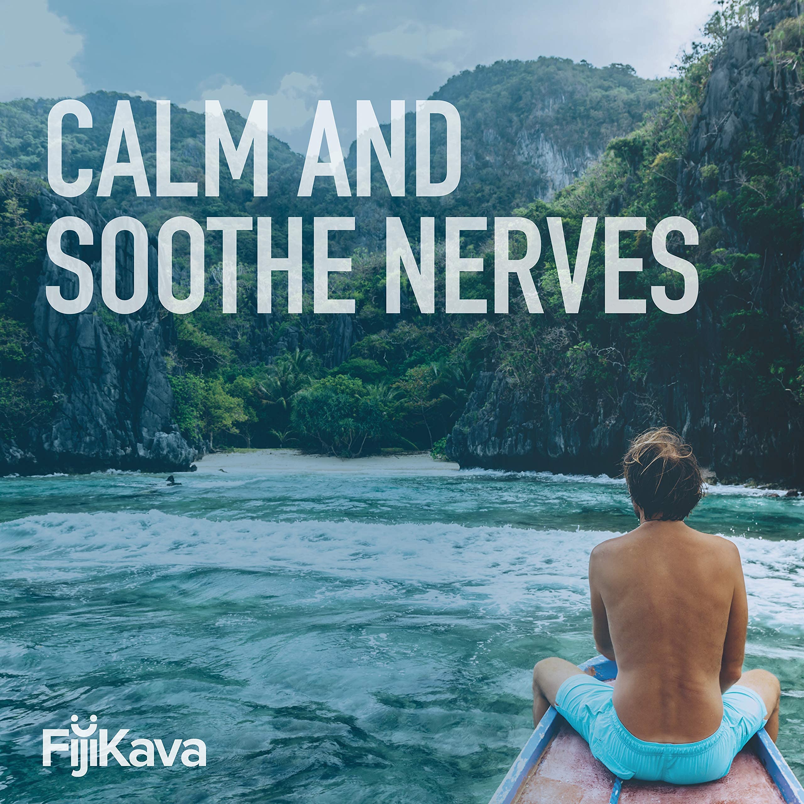 FijiKava mezcla rápida con agua, disolución instantánea para uso diario.