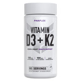 FINAFLEX Vitamina D3 + K2, cápsulas para balance de huesos y densidad ósea.