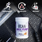 FINAFLEX BCAA MAX PUMP durante el entrenamiento, mejora resistencia y bombeo.