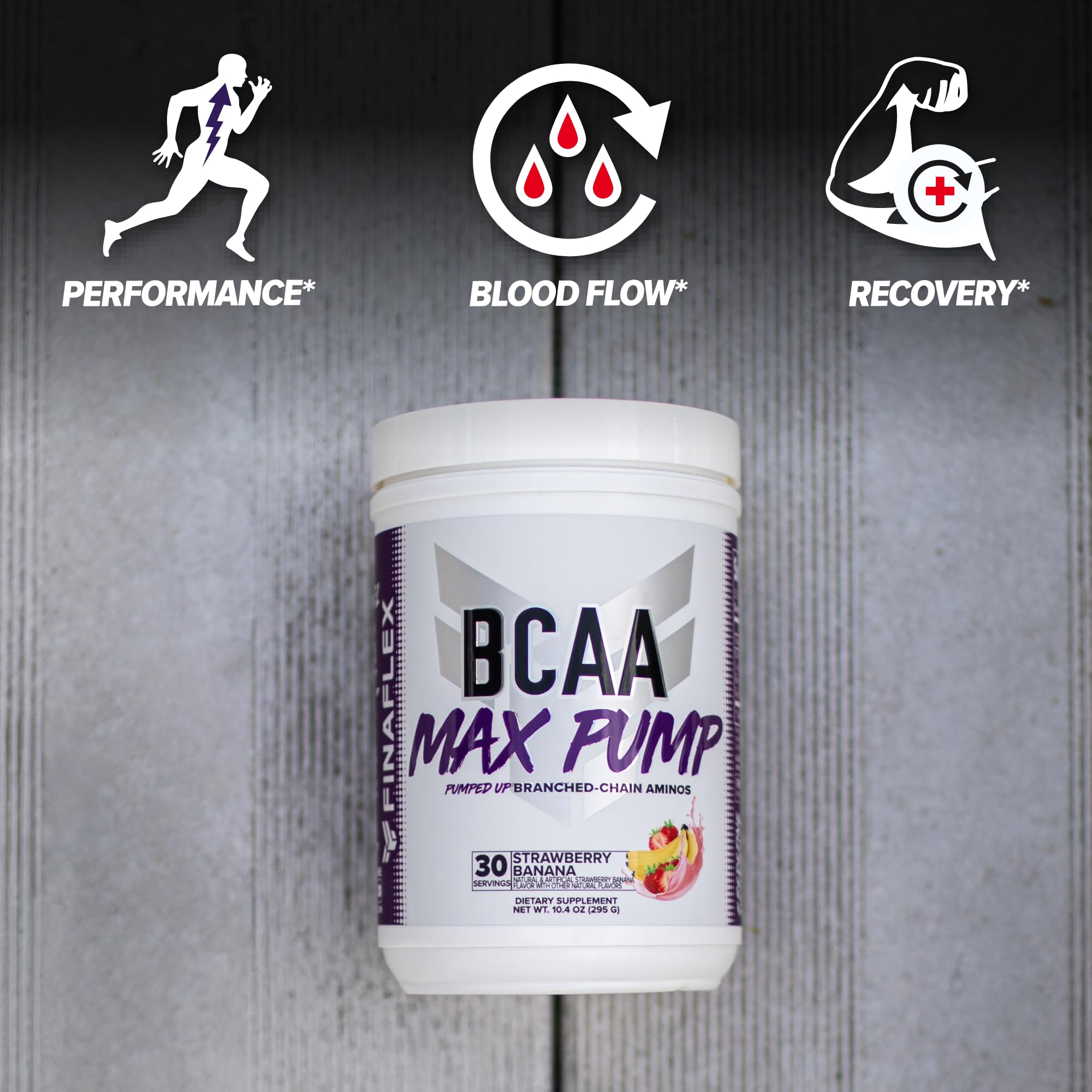 Betaína anhidra e ingredientes de FINAFLEX BCAA MAX PUMP en detalle.
