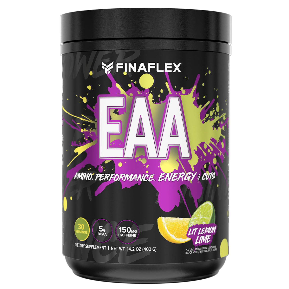 FINAFLEX EAA HARDCORE lit lemon-lime pote para entrenamiento