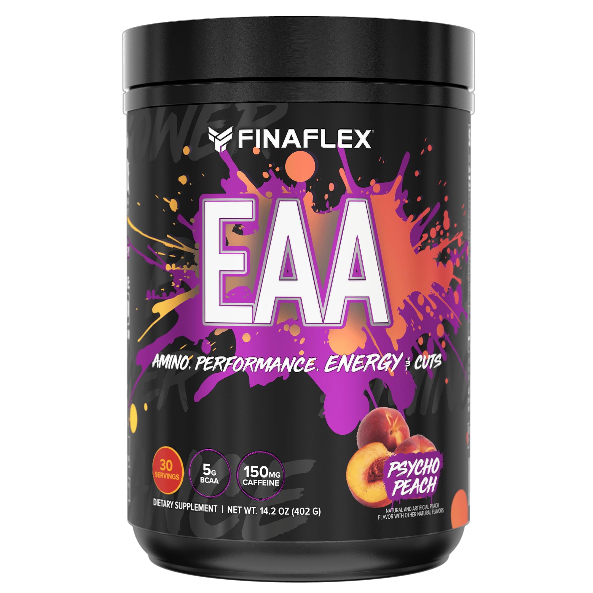 FINAFLEX EAA Psycho Peach frasco: soporte para rendimiento durante entrenamientos