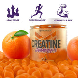 FINAFLEX gomitas de creatina sabor naranja dosis fácil para consistencia en entrenos.