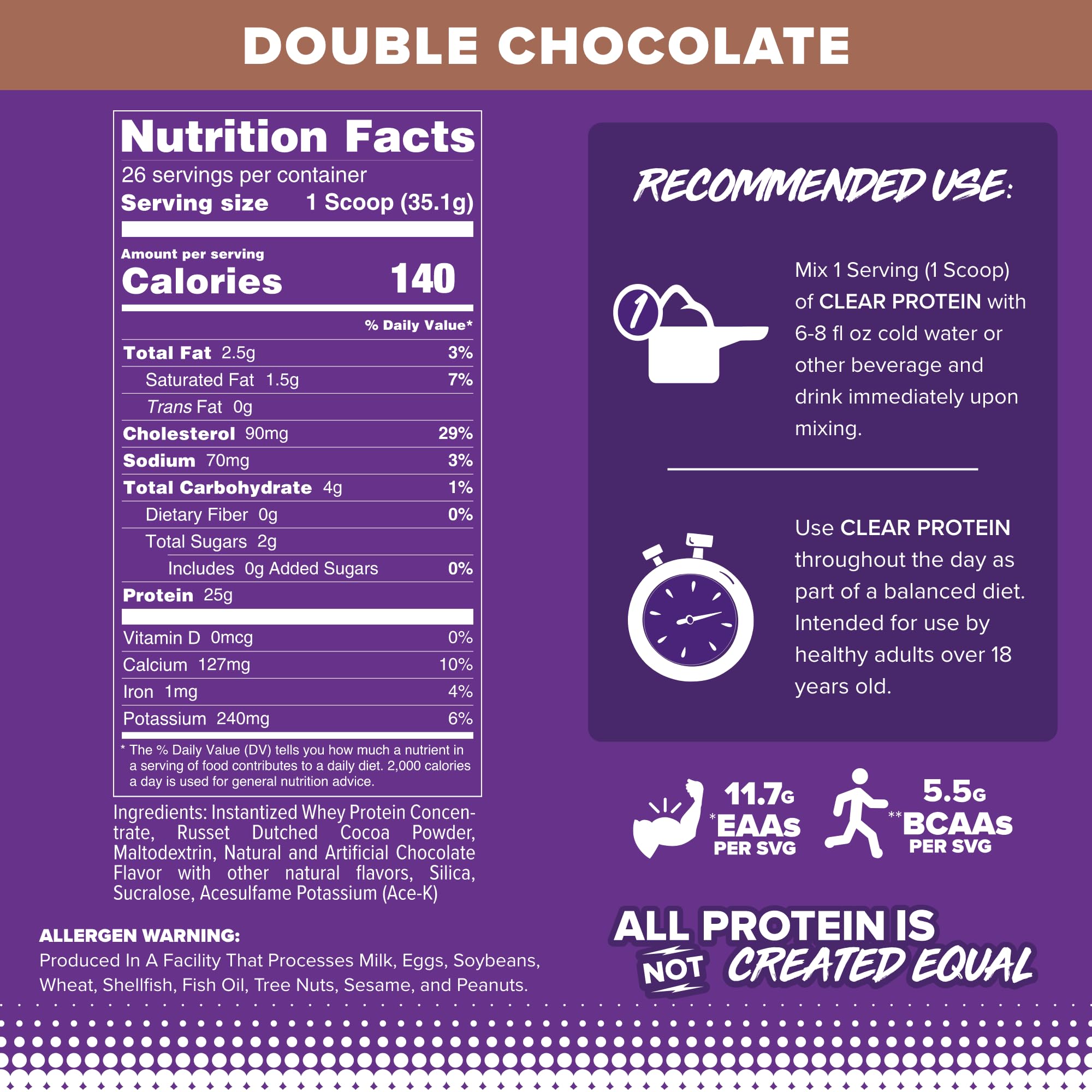 FINAFLEX Proteína Clara, batido cremoso, posible apoyo a tus metas de entrenamiento.