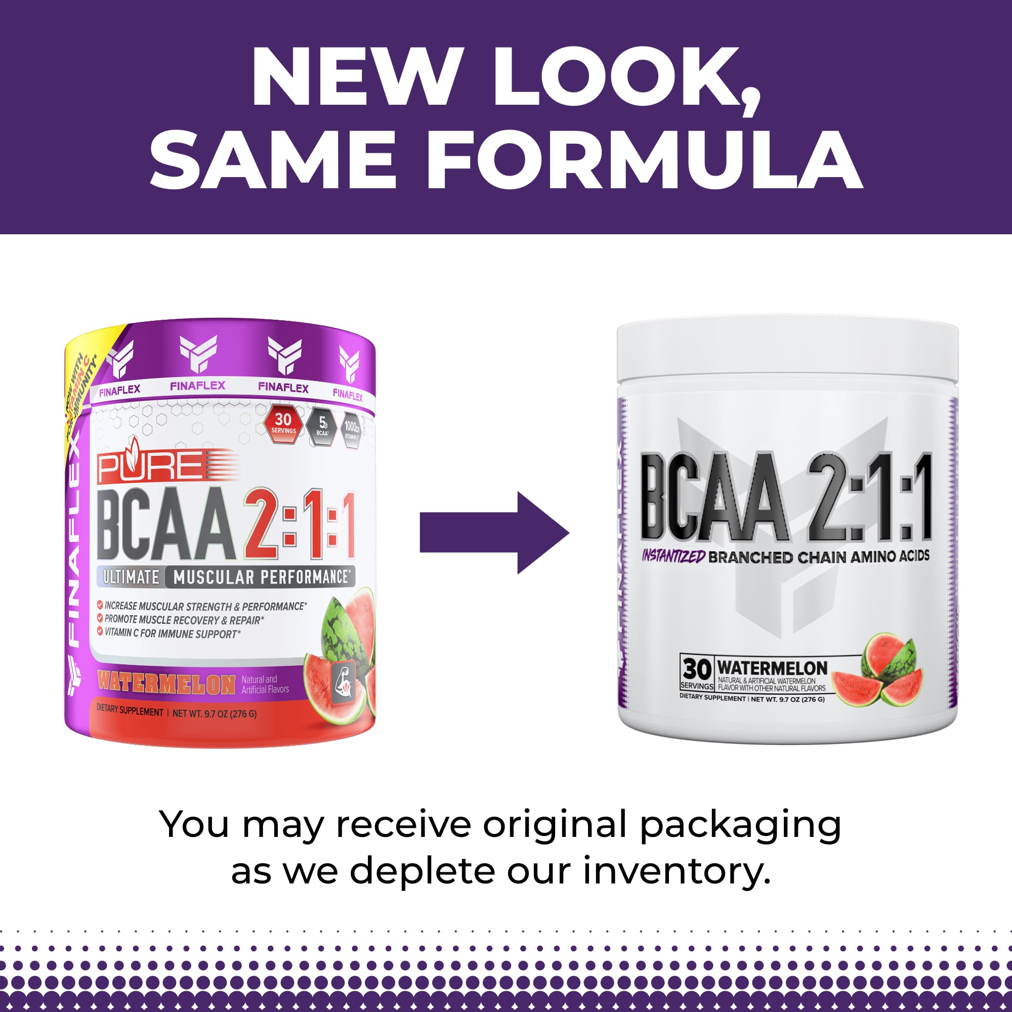 FINAFLEX Pure BCAA Sandía, bebida refrescante durante ejercicio intenso