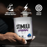 FINAFLEX STIMUL8: etiqueta frontal del envase
