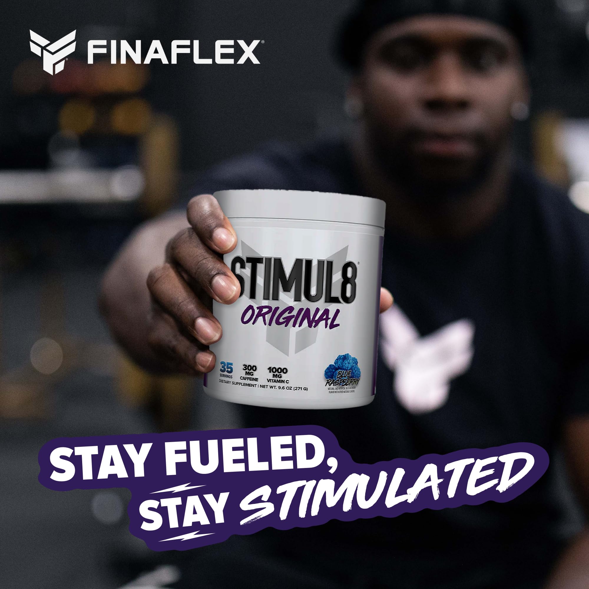 FINAFLEX STIMUL8: polvo de color azul para entrenamientos intensos