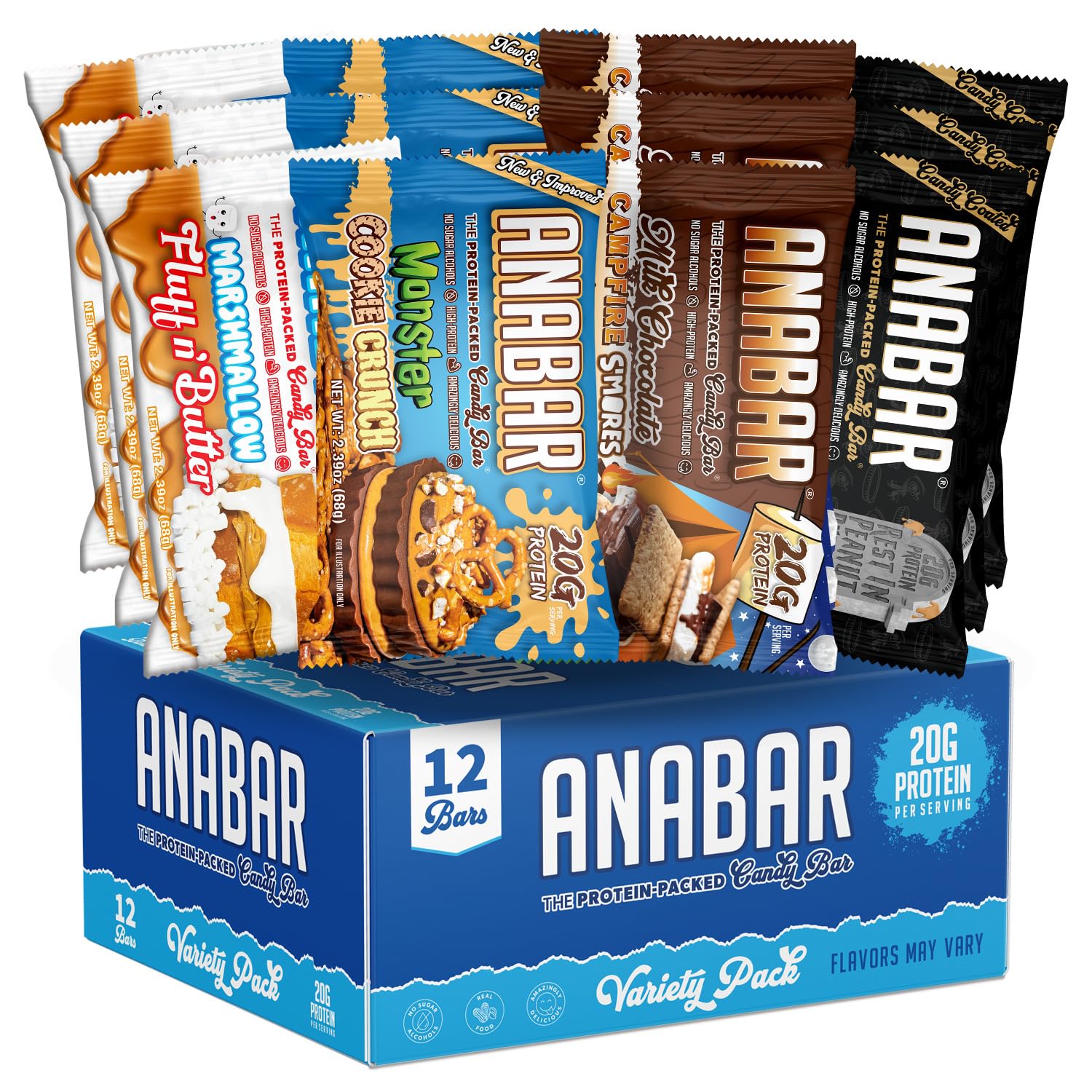 Anabar FINAL BOSS: barra proteica con cobertura de chocolate, snack delicioso para cualquier momento.
