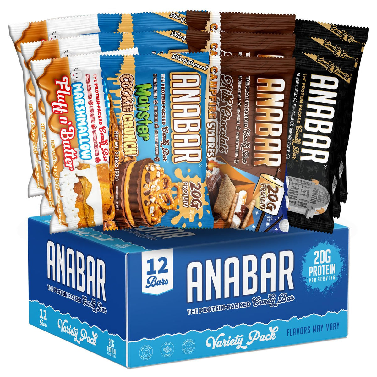Anabar FINAL BOSS: barra proteica con cobertura de chocolate, snack delicioso para cualquier momento.