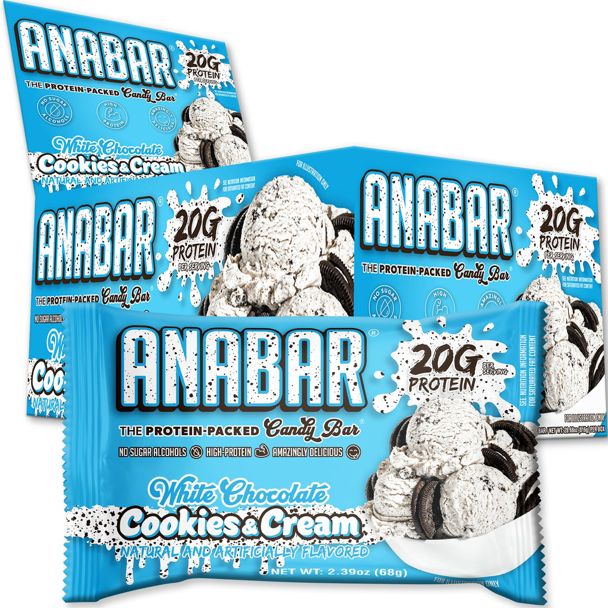 Anabar FINAL BOSS PERFORMANCE, barra cubierta de chocolate para snack en cualquier momento