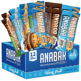 Anabar Monster Cookie Crunch barra cubierta de chocolate, ideal para snack proteico