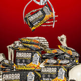 Barra Anabar para bolsa de almuerzo, merienda proteica portátil.