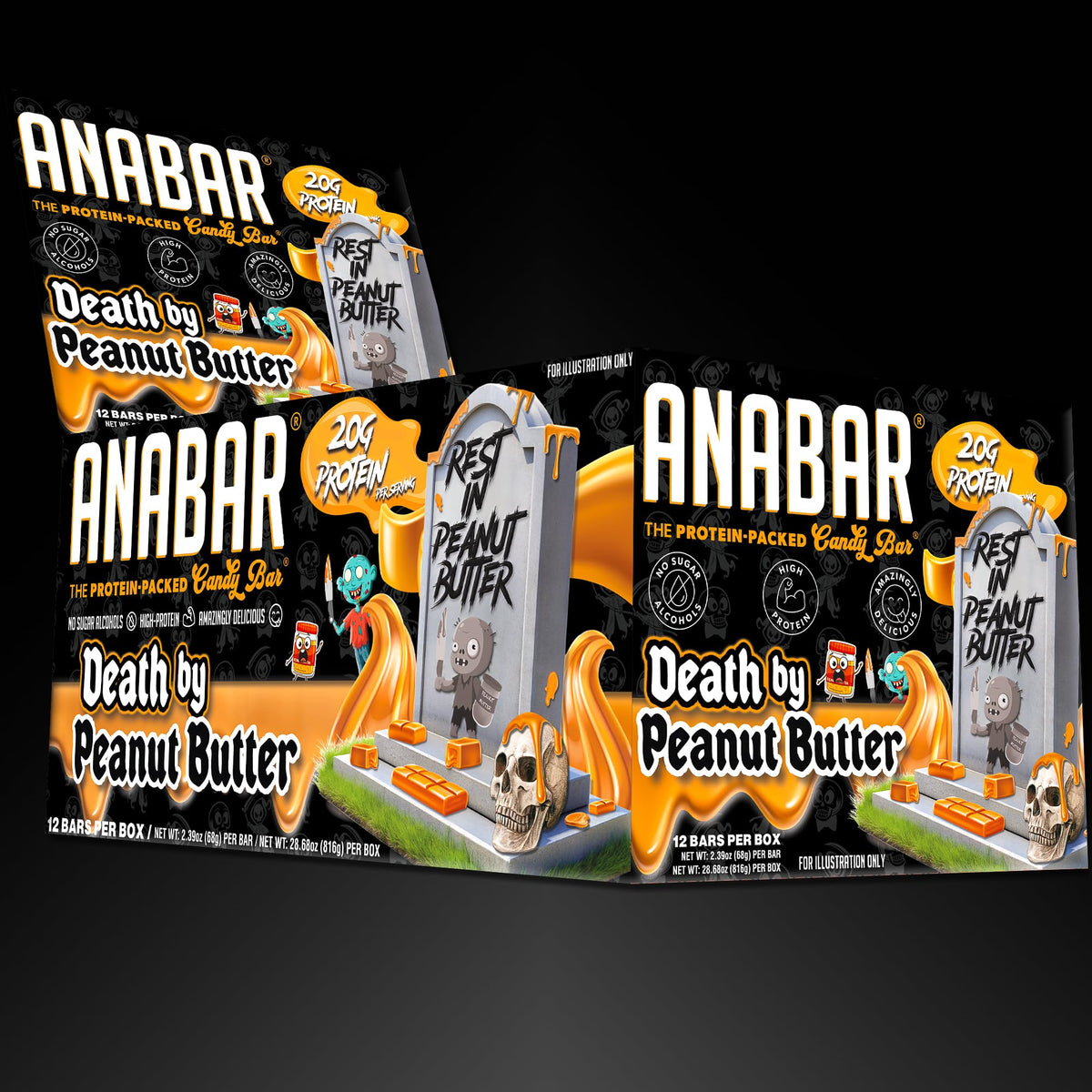 Barra Anabar de FINAL BOSS PERFORMANCE con cobertura de chocolate, sabor intenso y 20 g de proteína.