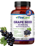 FineLand extracto de semilla de uva 50:1, cápsula antioxidante para salud diaria
