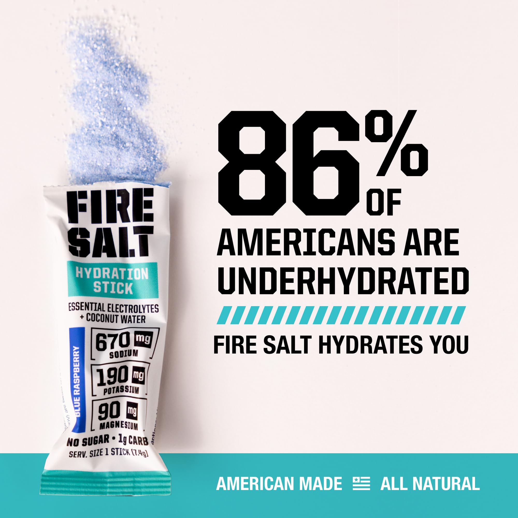 Fire Science Fire Salt Hydration Sticks pack variado de 32 sobres